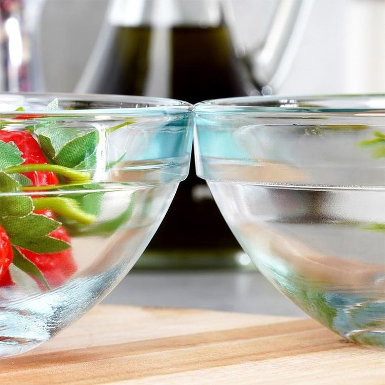 Excellent Houseware, miseczki szklane, 12 cm, 275 ml, 4 szt.