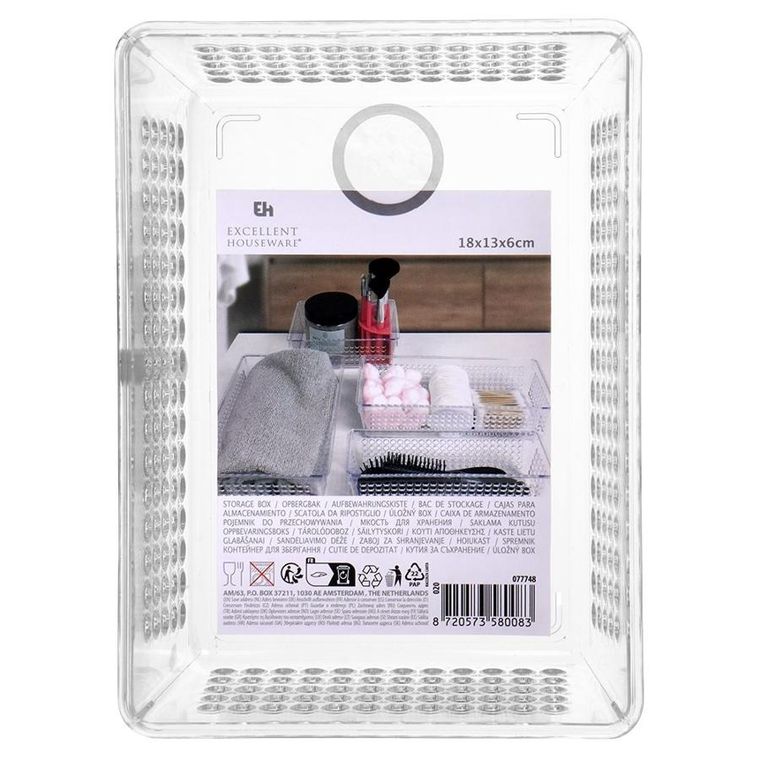 Excellent Houseware, pojemnik do przechowywania, 18-13-6 cm