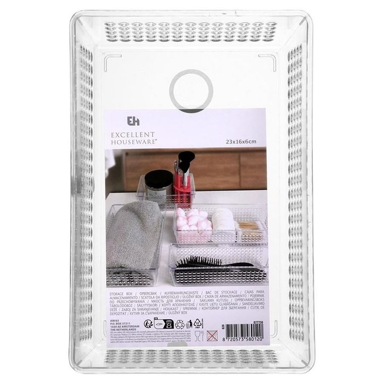 Excellent Houseware, pojemnik do przechowywania, 23-15.5-6 cm