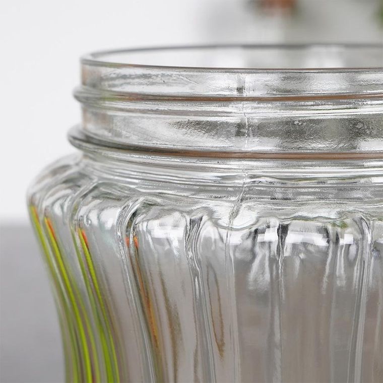 Excellent Houseware, pojemnik na produkty sypkie, szklany, 1,6 l