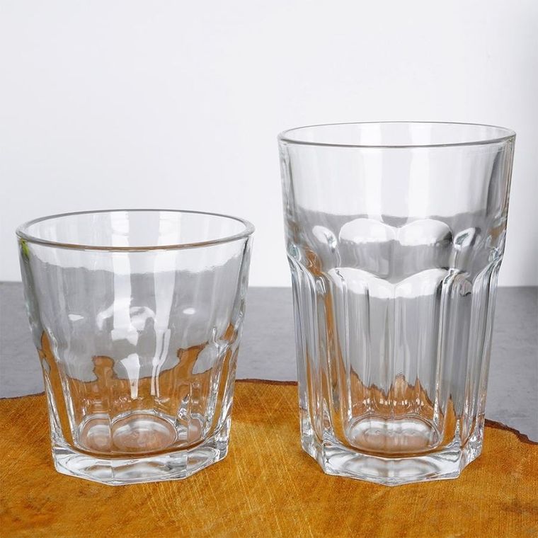 Excellent Houseware, szklanki, 230, 330 ml, 12 szt.