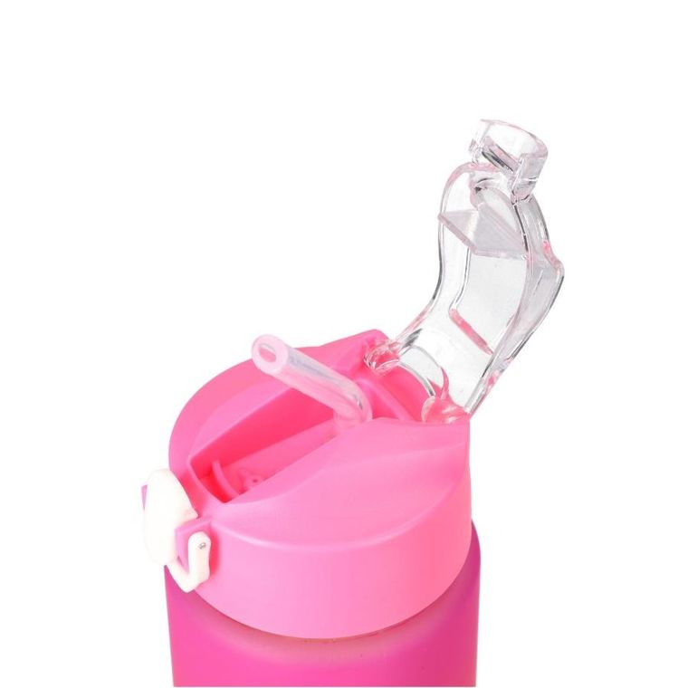 Extralink, bidon motywacyjny, zestaw 3w1, różowo-pomarańczowy, 2000 ml+900 ml+300 ml