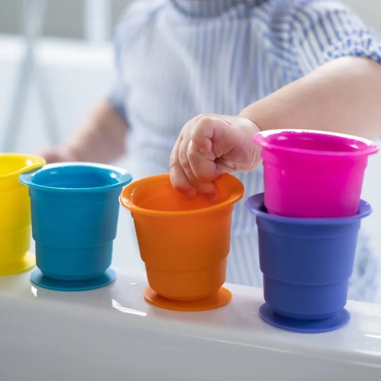 Fat Brain Toy Co, Suction Kupz, silikonowe kubki przyssawki