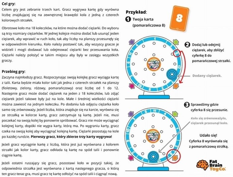 Fat Brain Toy Co, Weight For It, Rozważ To! gra logiczna