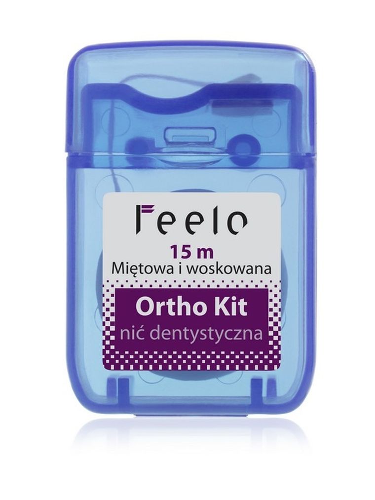 Feelo, Ortho, zestaw ortodontyczny w kosmetyczce, niebieski
