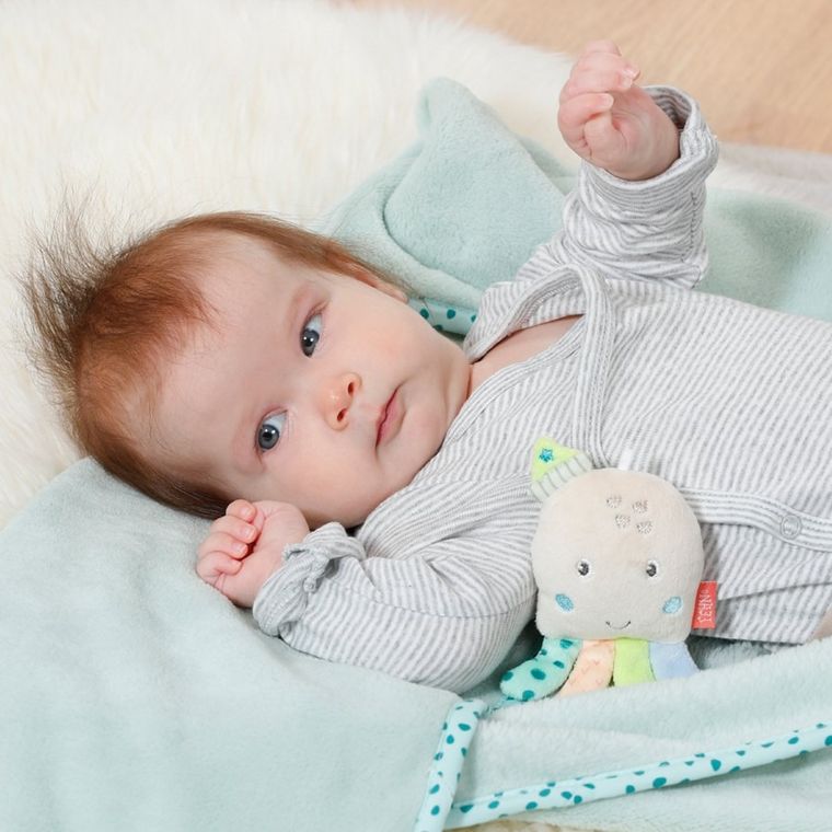 Fehn, Morze, kocyk z maskotką, ośmiornica