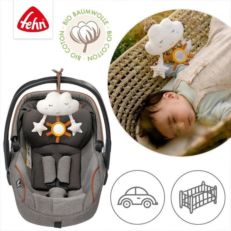 Fehn, Natura 2, zawieszka, maskotka z grzechotką, chmurka