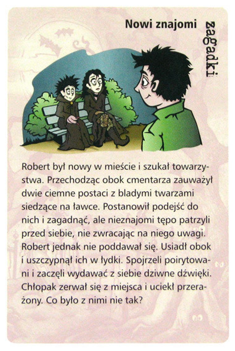 Fioletowe historie, 50 mistycznych zagadek, gra karciana
