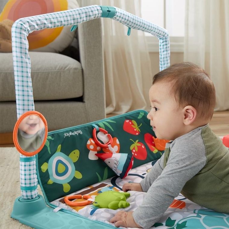 Fisher-Price, Domek Odkrywcy, mata edukacyjna 3w1 z dźwiękami