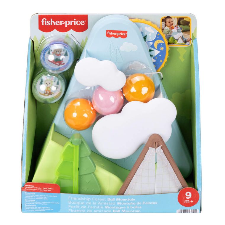 Fisher-Price, Leśni Przyjaciele, Góra z piłeczkami, zabawka edukacyjna