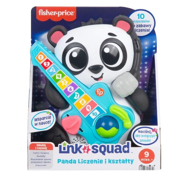 Fisher-Price, Link Squad, Panda Liczenie i kształty, zabawka edukacyjna