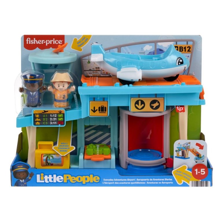 Fisher-price, Little people, Port lotniczy, zestaw z figurkami