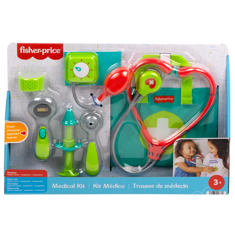 Fisher-Price, Mały Doktor Torba Kreatywna, zestaw do zabawy