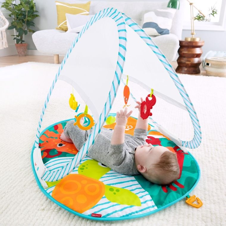 Fisher-Price, mata edukacyjna Fold & Go, zabawka niemowlęca