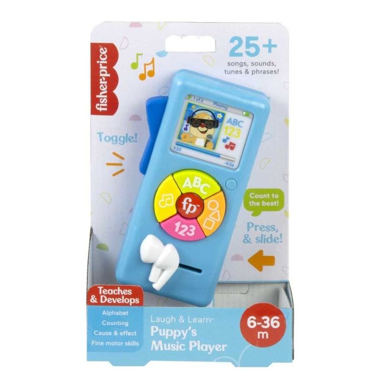 Fisher-Price, Odtwarzacz muzyczny 123, zabawka edukacyjna