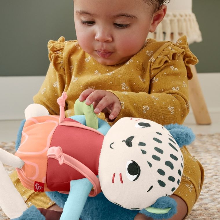 Fisher-Price, Planet Friends, Pantera przytulanka, zabawka niemowlęca