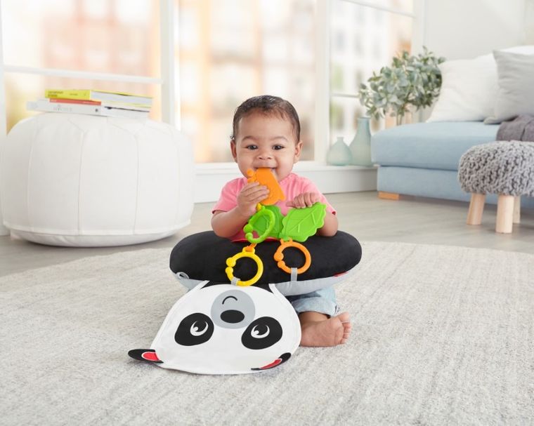 Fisher-Price, Sensoryczna poduszka Panda, zabawka niemowlęca