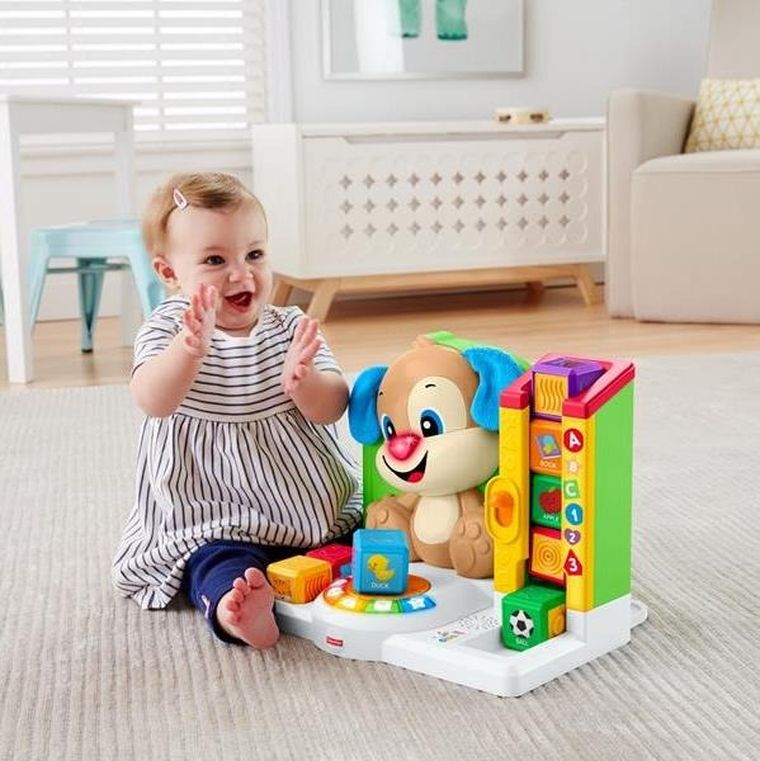 Fisher-Price, Ucz się i śmiej! Edukacyjna stacja Szczeniaczka - pierwsze słówka, zabawka interaktywna