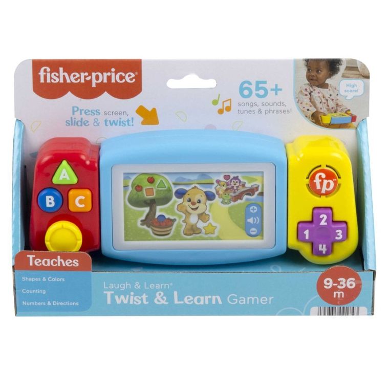 Fisher-Price, Ucz się i śmiej!, Konsola ABC Małego Gracza, zabawka niemowlęca