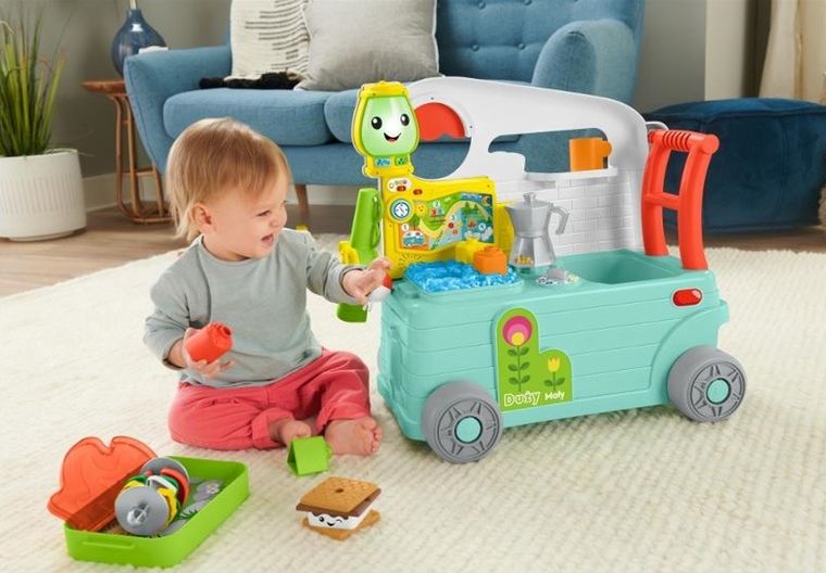 Fisher-Price, Wesoły kamper malucha 3w1, zabawka niemowlęca