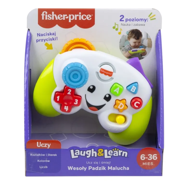 Fisher-Price, Wesoły Padzik Malucha, interaktywna zabawka edukacyjna