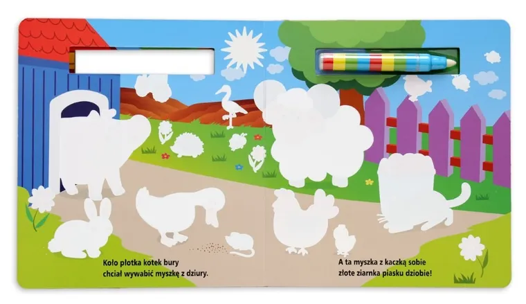 Flamaster wodny. Zwierzęta z podwórka