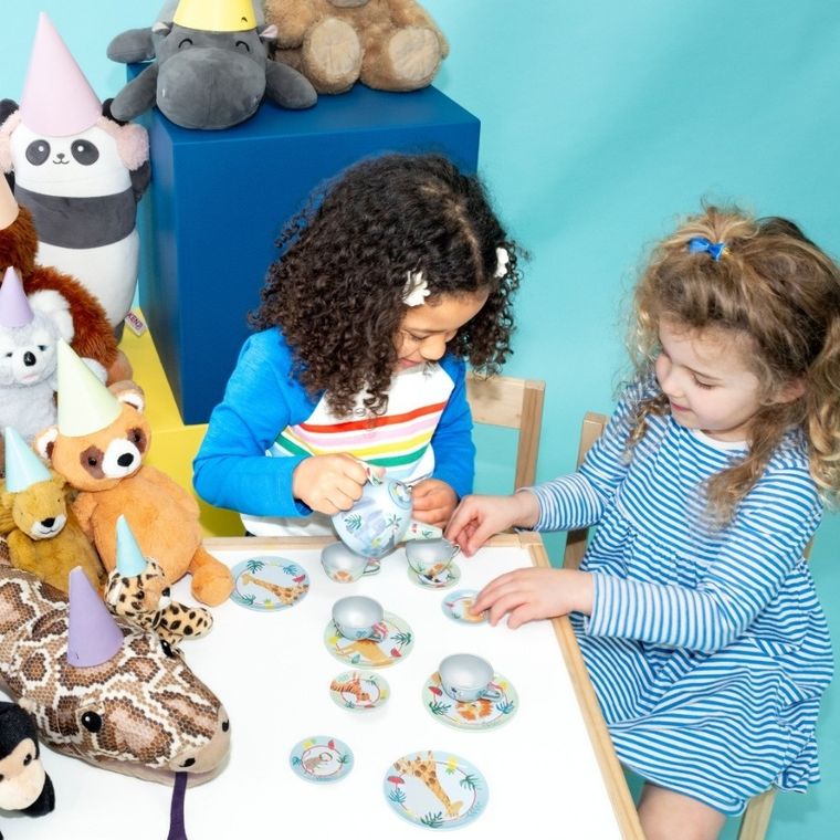 Floss & Rock, Dżungla, zestaw do herbaty, 14 elementów