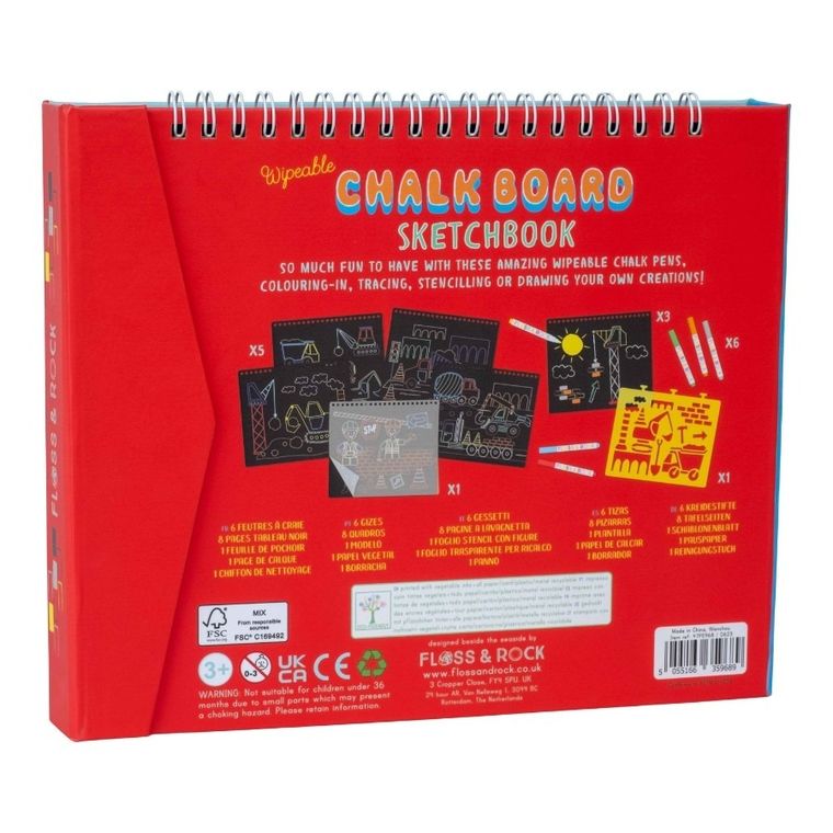 Floss & Rock, Na Budowie, szkicownik z kredowymi pisakami