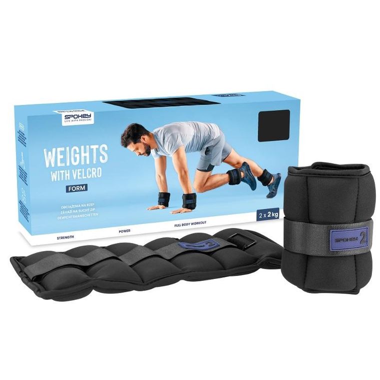 Form, obciążniki fitness na rzep, 2 kg