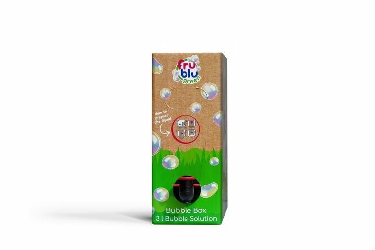 Fru Blu, Bubble Box, bańki mydlane płyn uzupełniający z kranikiem, 3l