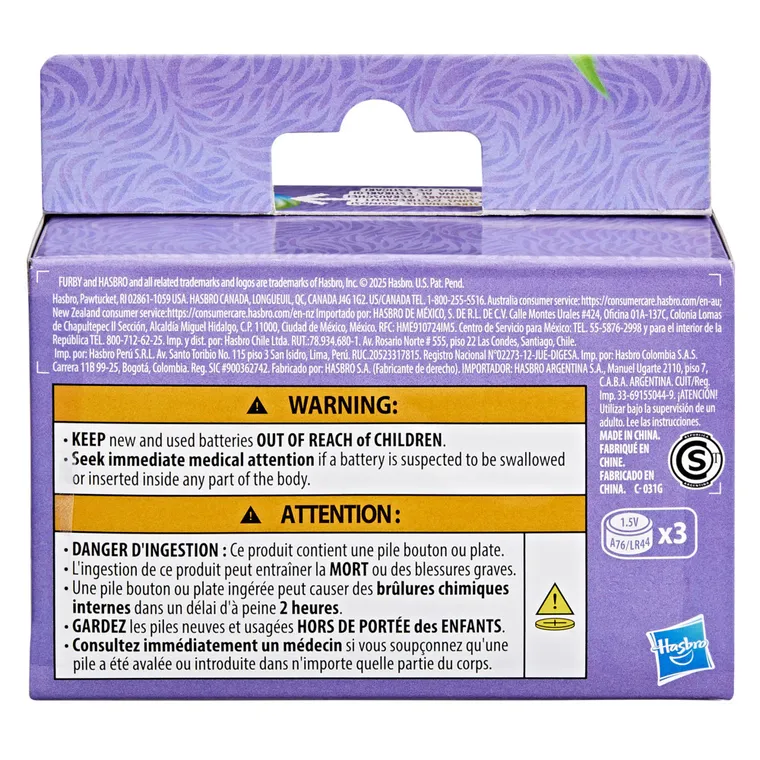 Furby, DJ Furbiś Pepp-Oh-Roni, pluszowa zabawka elektroniczna