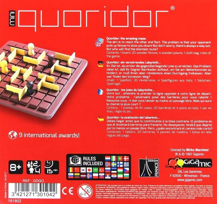 G3, Quoridor Mini, gra logiczna