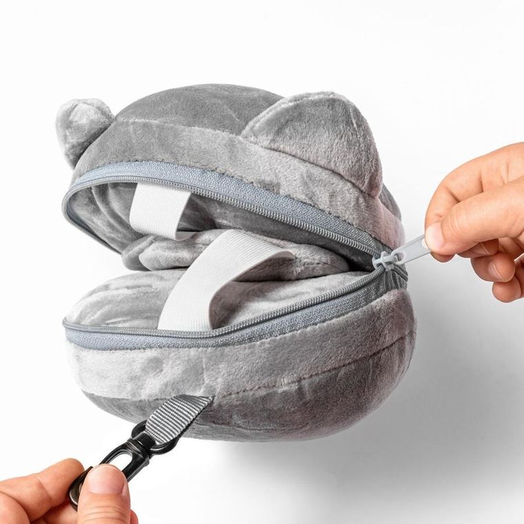 Gadget Master, Kotek, podróżna poduszka z maską na oczy