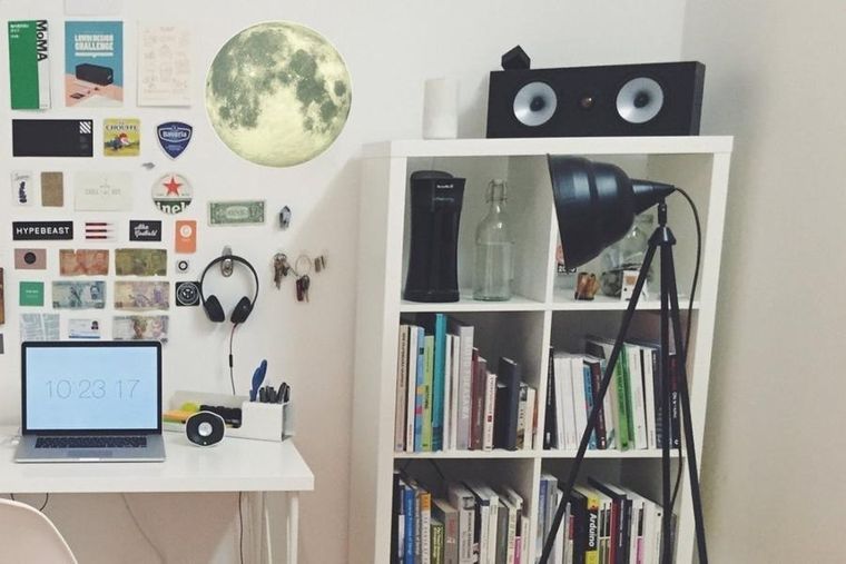 Gadget Master, naklejka świecąca w ciemności, księżyc