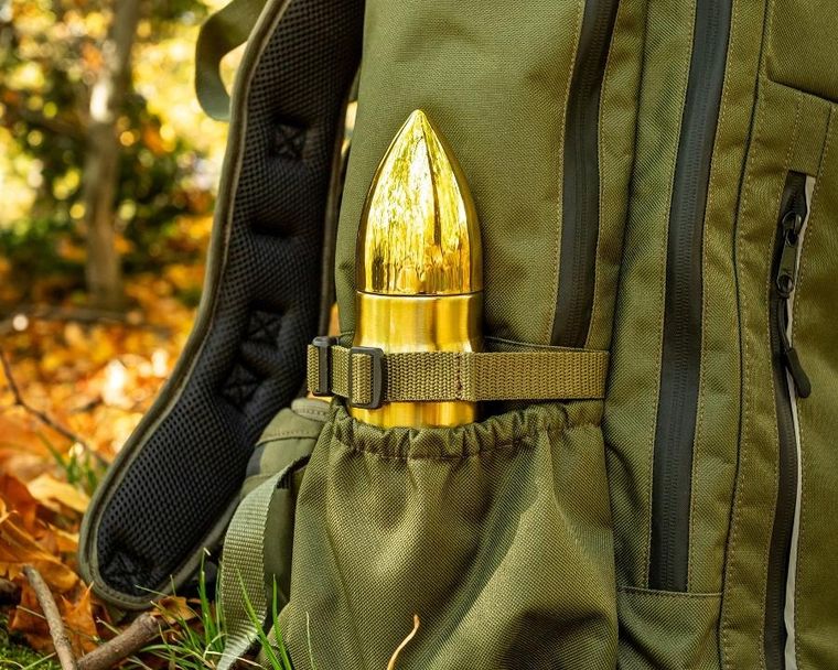 Gadget Master, termos, pocisk artyleryjski max, mosiądz, 500 ml