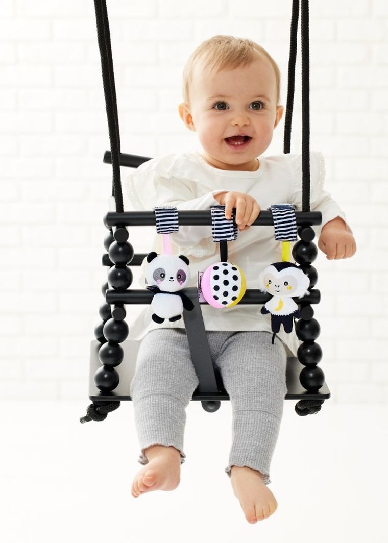 Gagagu, pluszowe zawieszki, panda, małpka, piłka