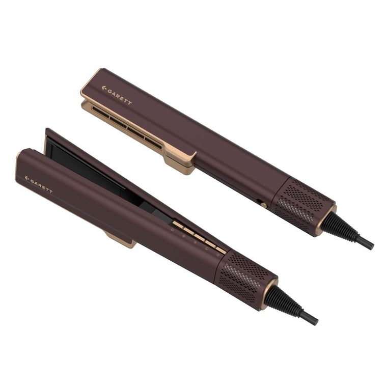 Garett Beauty, AeroGlam, aeroprostownica do włosów, brązowy