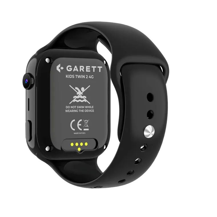 Garett Kids, Twin 2, smartwatch, 4G, czarny