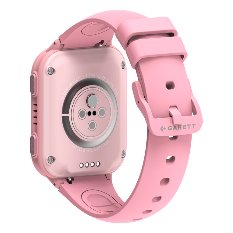 Garett, Kids Vibe AI, smartwatch 4G, różowy
