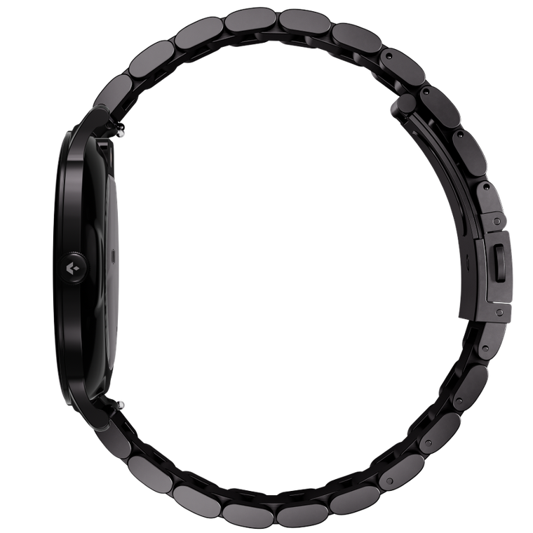 Garett, Quantum, smartwatch, stalowy, czarny