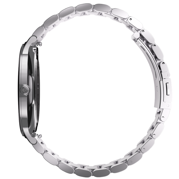 Garett, Quantum, smartwatch, stalowy, srebrny