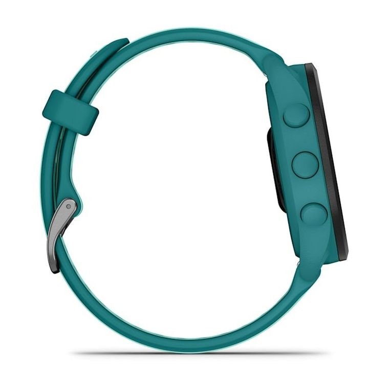 Garmin, Forerunner 165, zegarek sportowy, Music AMOLED, Turquoise Aqua, 43 mm