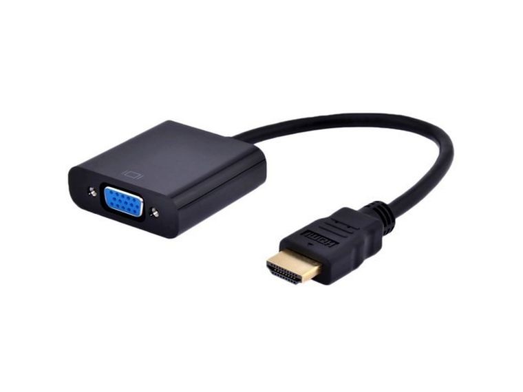 Gembird, adapter, A-HDMI-VGA-03, czarny, 0,15m