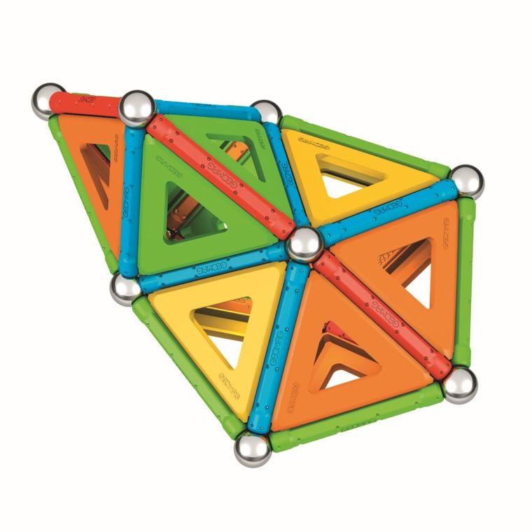 Geomag, Supercolor Panels Recycled, konstrukcyjne klocki magnetyczne, 78 elementów