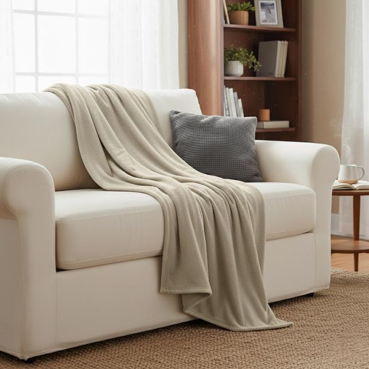 Giftdecor, koc pluszowy, 180-220 cm