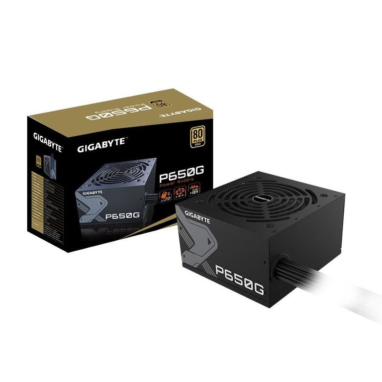 Gigabyte, P650G, zasilacz, 650W, 120 mm, 80+, gold