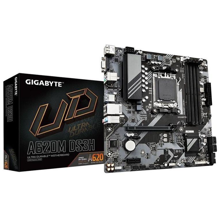 Gigabyte, płyta główna, A620M DS3H AM5 4DDR5 HDMI/DP M.2 mATX
