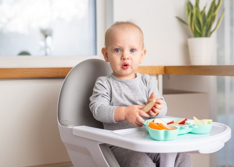 GiliGums, Krab, talerz, miętowo-biały