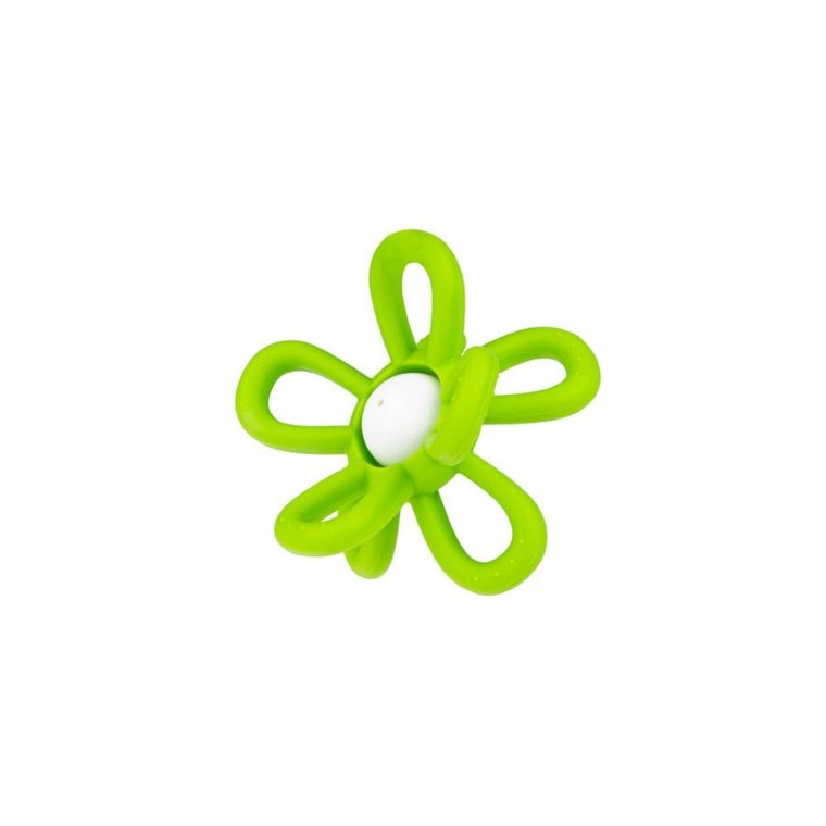 GiliGums, Kwiatek, gryzak, grzechotka, zielona