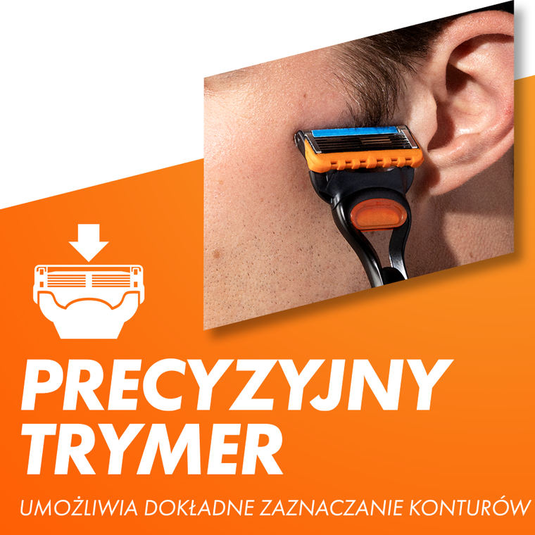 Gillette, Fusion5, ostrza wymienne do maszynki do golenia, 12 szt.